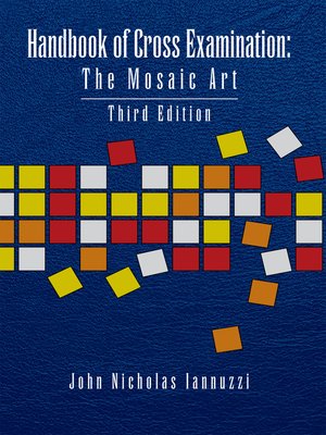 cover image of Handbook of Cross Examination